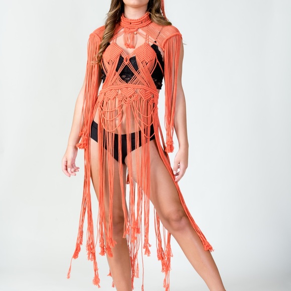 Handmade Macrame Dress - Picture 1 of 4